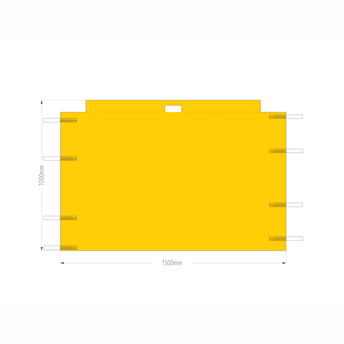 1.5m Printed Marquee Half Wall | Marquee Accessory