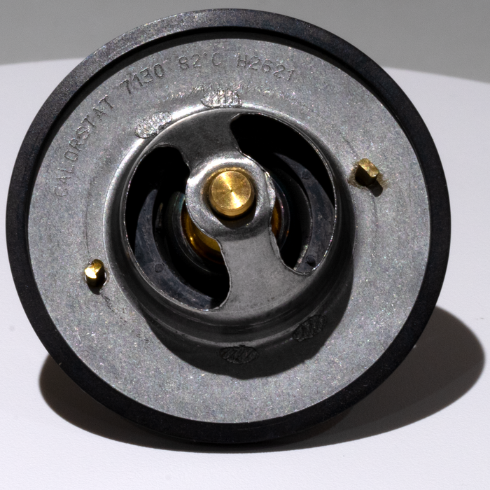 Product packaging of the 180-Degree Thermostat for RAM 6.4L 2500, 3500, and 4500 trucks, ready for shipment