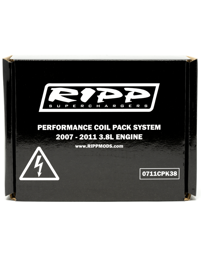 Retail packaging of high-performance coil packs, ready for shipping and installation