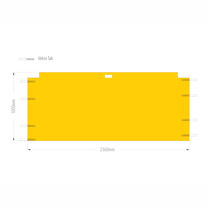 2.4m Printed Marquee Half Wall | Marquee Accessory