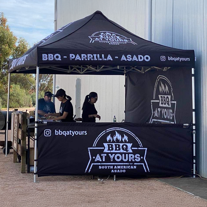 3m Printed Marquee Half Wall | Marquee Accessory