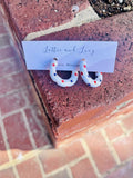 4th of July Hoop Earrings