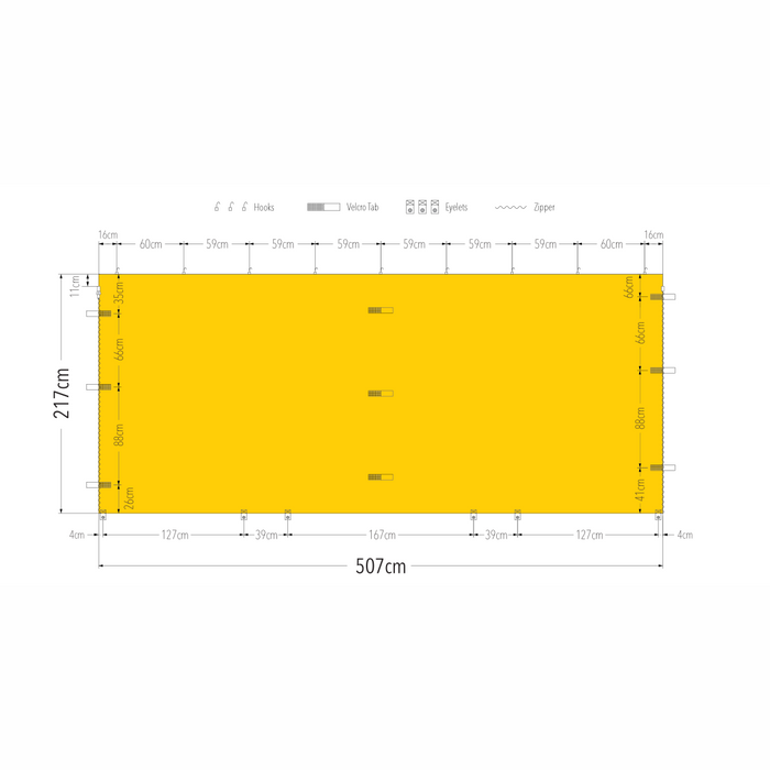 5m Marquee Full Wall | Marquee Accessory