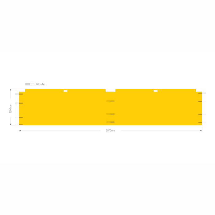 5m Marquee Half Wall | Marquee Accessory