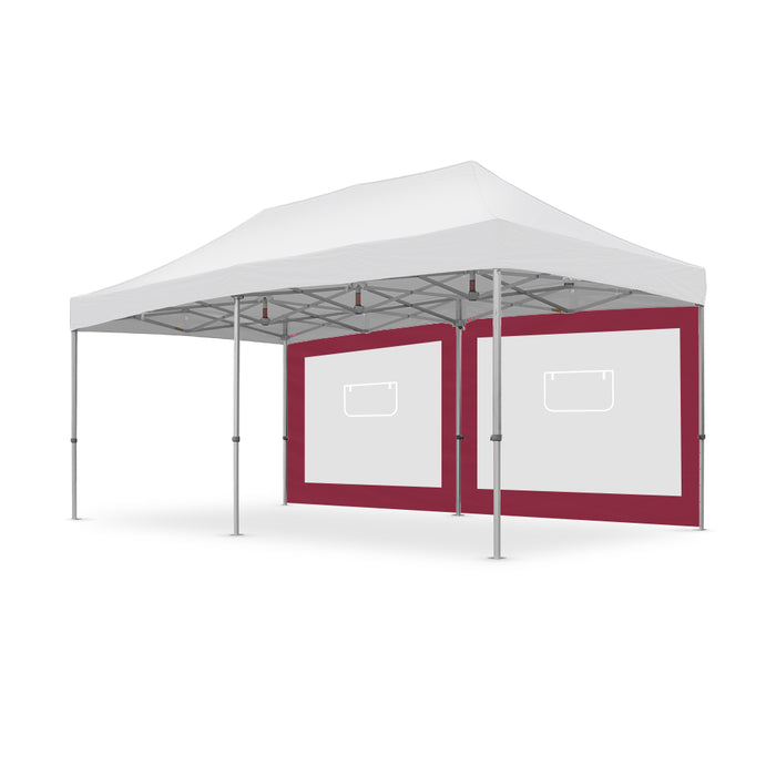PU Coated Polyester / Maroon