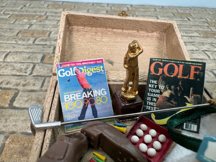 Artisan Taylor Jade Handmade Decorated Chest Golf Accessories