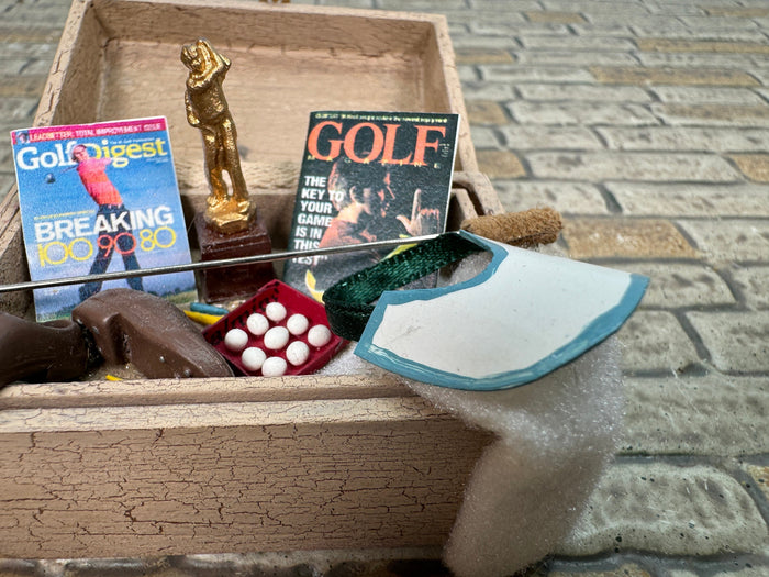 Artisan Taylor Jade Handmade Decorated Chest Golf Accessories