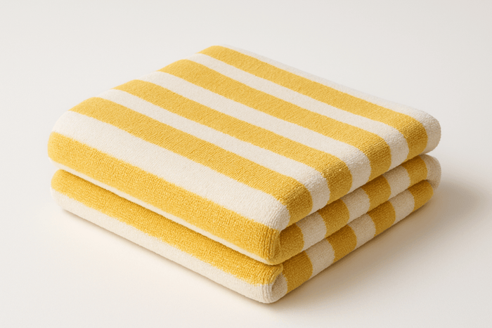Yellow Beachkit Beach/Pool Towels - Beachkit