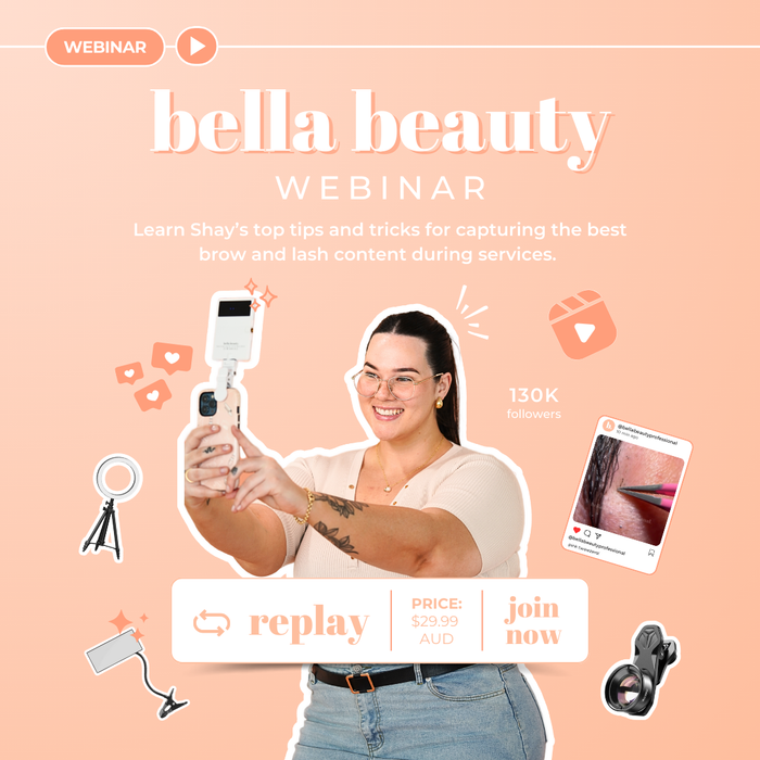 Bella Beauty Content Creation Webinar (Replay)
