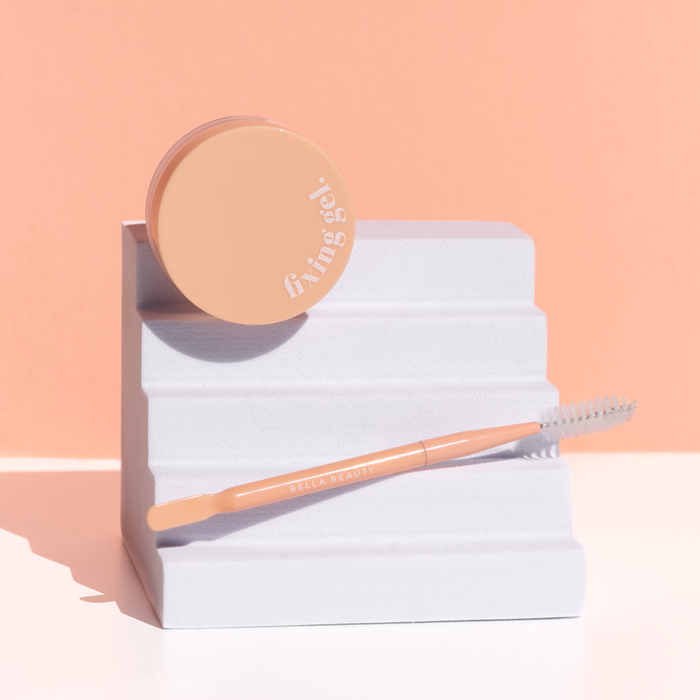 Bella Beauty Pro - Brow Fixing Gel Retail Starter Pack (7 Fixing Gel & Brushes + Retail Stand)