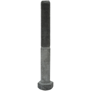 BOLT  M/S  HDG 24 X 180MM - DIN 601 - GRADE 4.8 - MILD STEEL