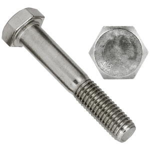 BOLT S/S 304   20 X 110MM - DIN 931 - STAINLESS STEEL (A2)