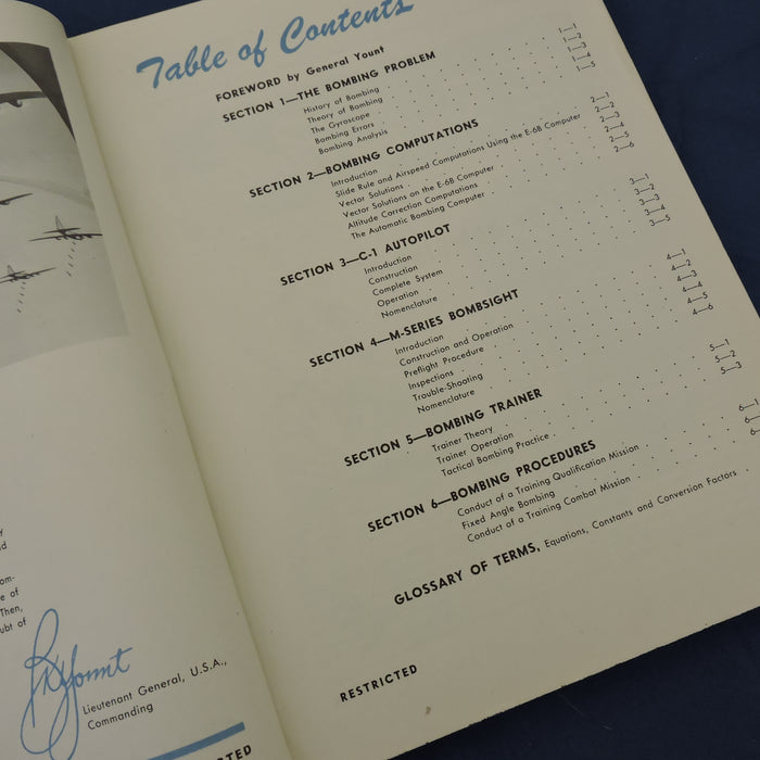 Bombing - Students' Manual, US Army Air Force Training Command WWII