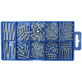 Box ASSORT MACHINE SCREWS 160PC - GALVANISED WITH NUTS