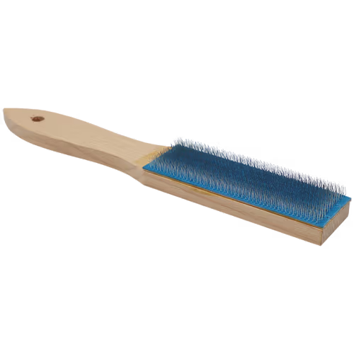 BRUSH FILE STEEL 270MM X 40MM HAWK - STEEL FILE BRUSH (WOODEN HANDLE)