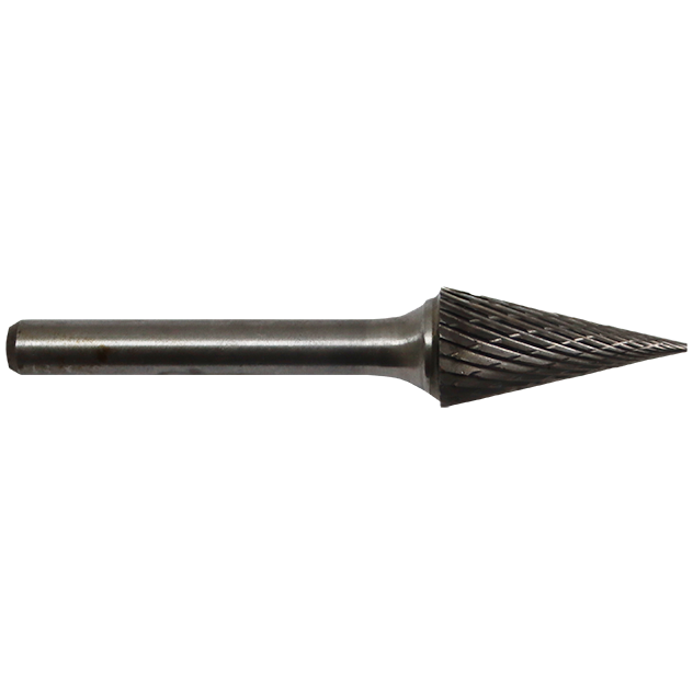 BURR TCT M CONE 12MM RHODIUS - 12 X 22MM (SKM-Z6) - 6MM SHANK