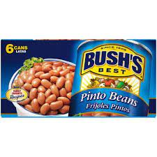 BUSH'S PINTO BEANS 16 OZ 6 CT #ROCK VALUE-ORDER BY  TUESDAY EVENING AUG 04  ARRIVING AUG 12  FOR DELIVERY#