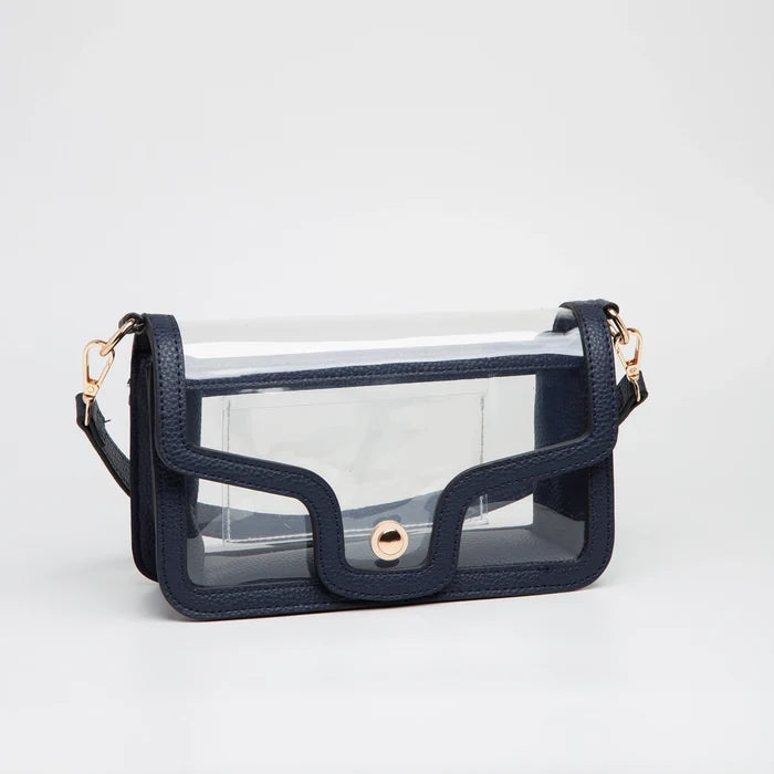 Clear Envelope Shoulder Bag for Stadium | Game Day | Notre Dame | Belles | Saint Mary's College | Better in Blue Co.