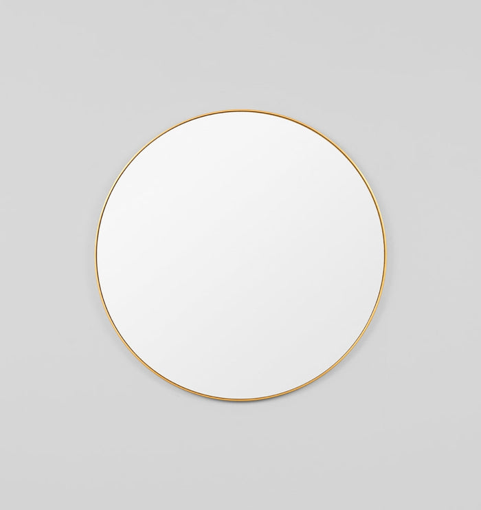Clearance Stock | Round Mirror Bjorn  80 cm | Brass