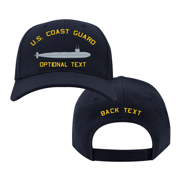 Coast Guard Custom Ship Cap - Permit Class Submarine Hats and Caps