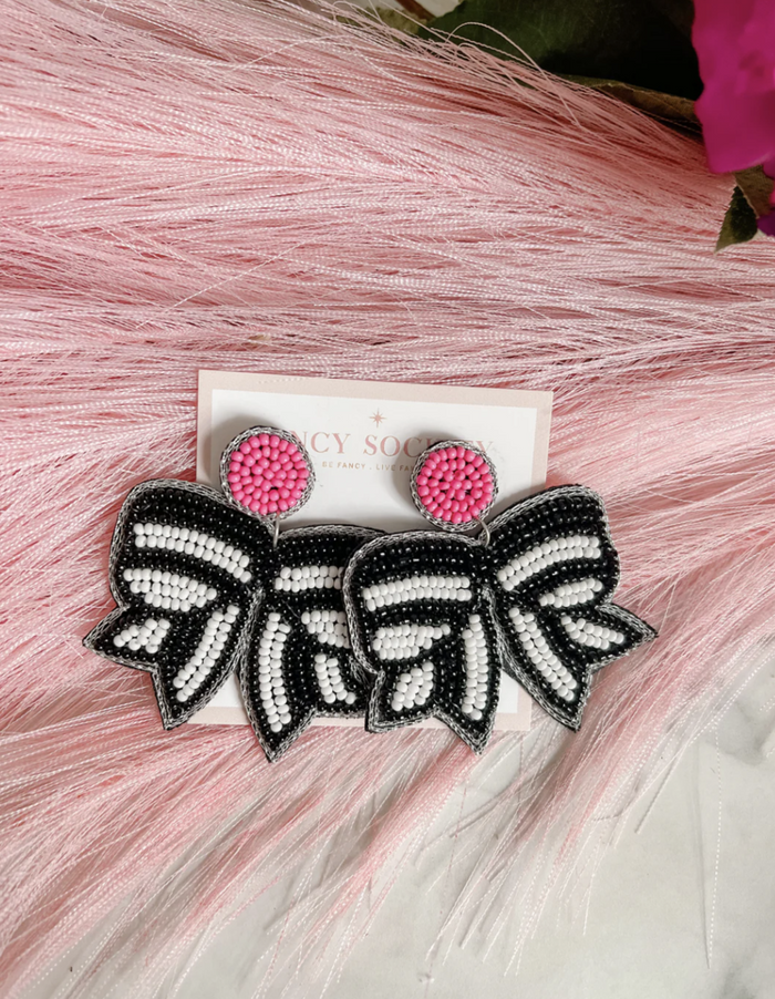 Come on Barbie Bow Earrings
