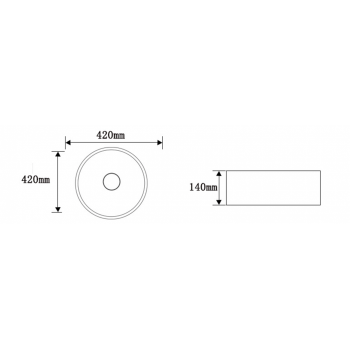 Counter Top Ceramic Basin