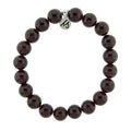 Defining Bracelet- Encouragement Bracelet with Garnet Gemstones