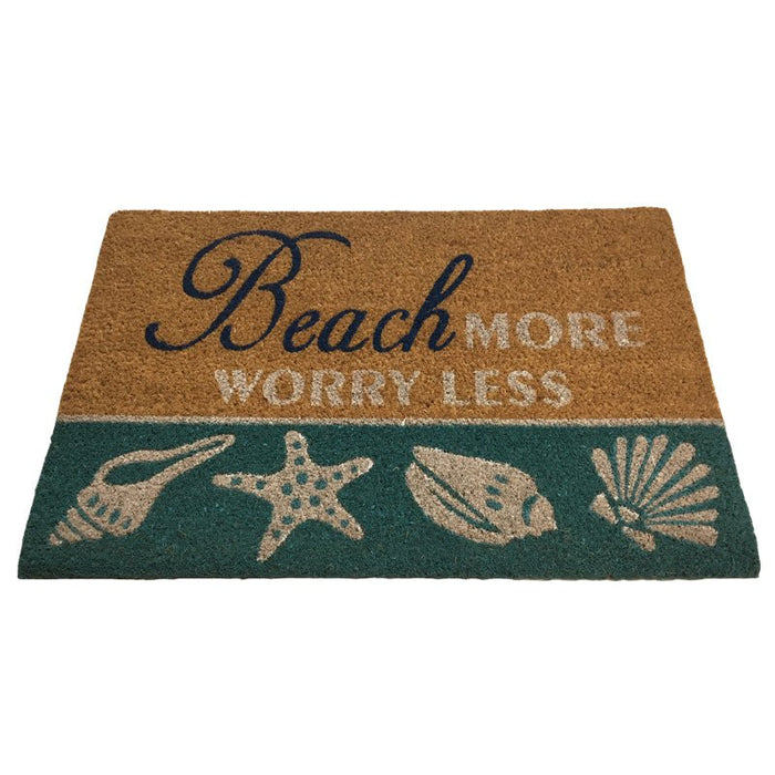Door Mat - Beach More Worry Less