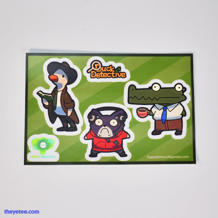 Duck Detective Sticker Sheet