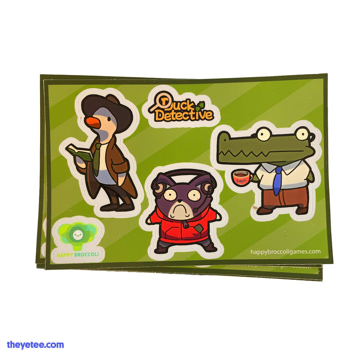 Duck Detective Sticker Sheet