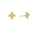 Enewton Signature Cross Stud in Gold