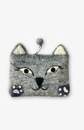 Felted Cat Coin Purse