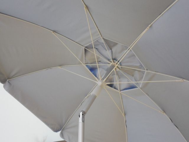Fiesta 185cm Beach Umbrella - Royal & Turquoise panel