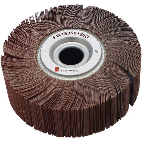 FLAP WHEEL 150 X 50MM 120G FB - 25.4MM BORE - PREMIUM CLOTH (275 FLAPS)
