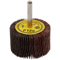 FLAP WHEEL 50 X 30MM 120G FB - MOUNTED 6MM SHANK (50MM DIA X 30MM WIDE)
