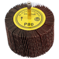 FLAP WHEEL 80 X 50MM 80G FB - MOUNTED 6MM SHANK (80MM DIA X 50MM WIDE)