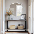 Frameless Irregular Wall Glass Mirror Beveled Edge Wall Vanity Mirror