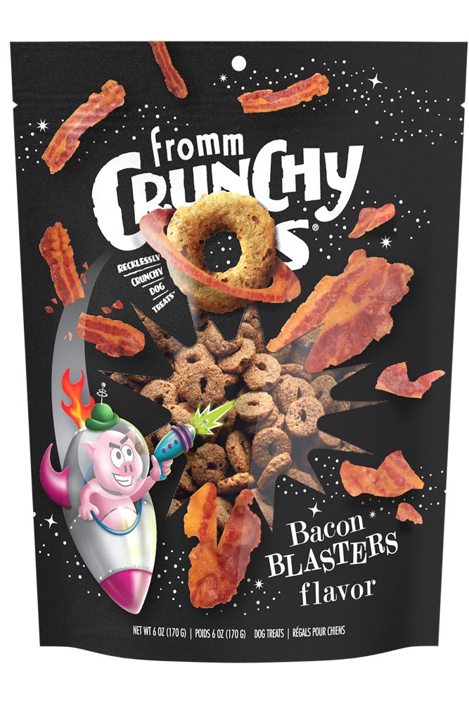 Fromm Crunchy O's Bacon Blasters Dog Treats