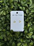 Ginkgo Stud Earrings