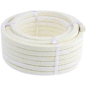 GLAND PACKING ACRYLIC/PTFE BRAID  6MM - PRICE PER METRE (8M ROLL)