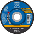 GRINDING DISC STL 180 X 7.0 PSF PFERD - DWS - FOR STEEL - UNIVERSAL LINE
