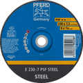 GRINDING DISC STL 230 X 7.0 PSF PFERD - FOR STEEL - UNIVERSAL LINE