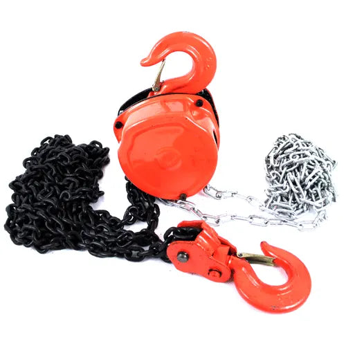 HEAVY DUTY CHAIN BLOCK 1/2 TON X 2.5M LIFT HEAVY DUTY