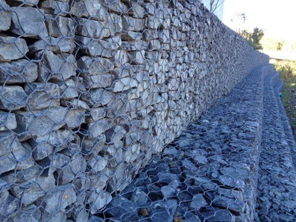 Hexagonal Woven Mesh Gabion Baskets 2m x 0.5m x 0.5m