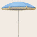 LovinSummer Retro Classic Fringe Beach Umbrella