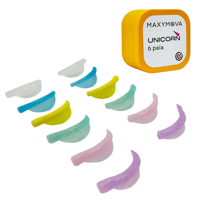 Maxymova - Unicorn Silicone Lash Shields - (6 Pairs)