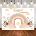 Mocsicka Boho Rainbow Happy Birthday Party Banners-Mocsicka Party