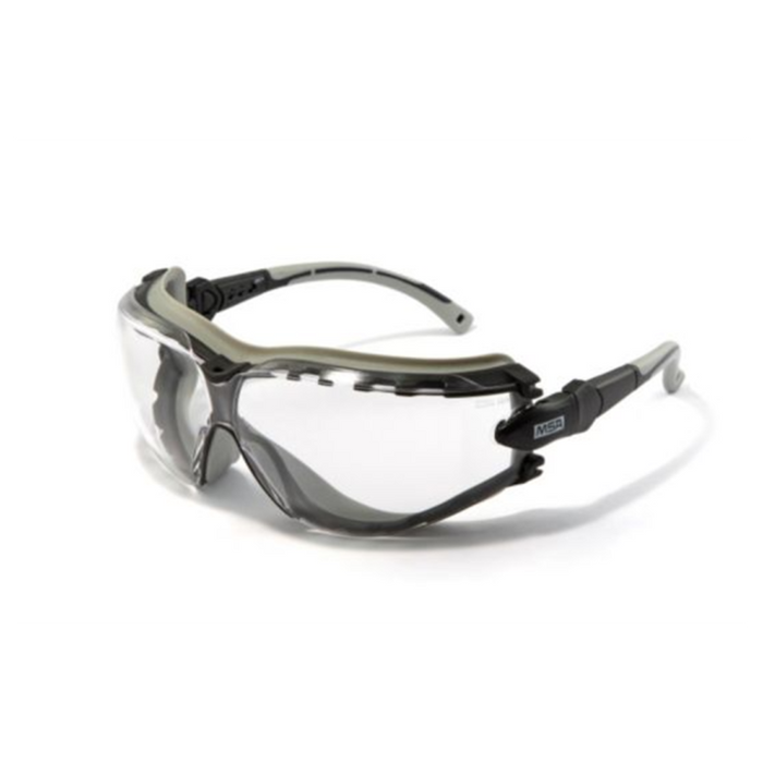 MSA SPIRIT 2 SPOGGLE | CLEAR – ANTI-FOG/SCRATCH LENS C/W LANYARD AND MICROFIBER BAG
