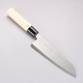 Nakaniida White Steel No.2 Migaki Polish Finish Santoku 165mm Magnolia Handle - Seisuke Knife