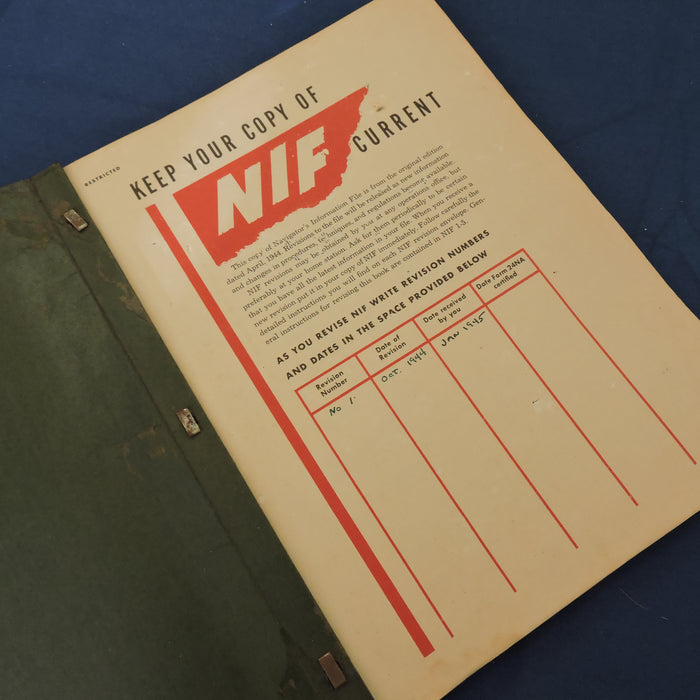 Navigators Information File, WWII